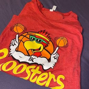 Red Roosters Basketball Tee